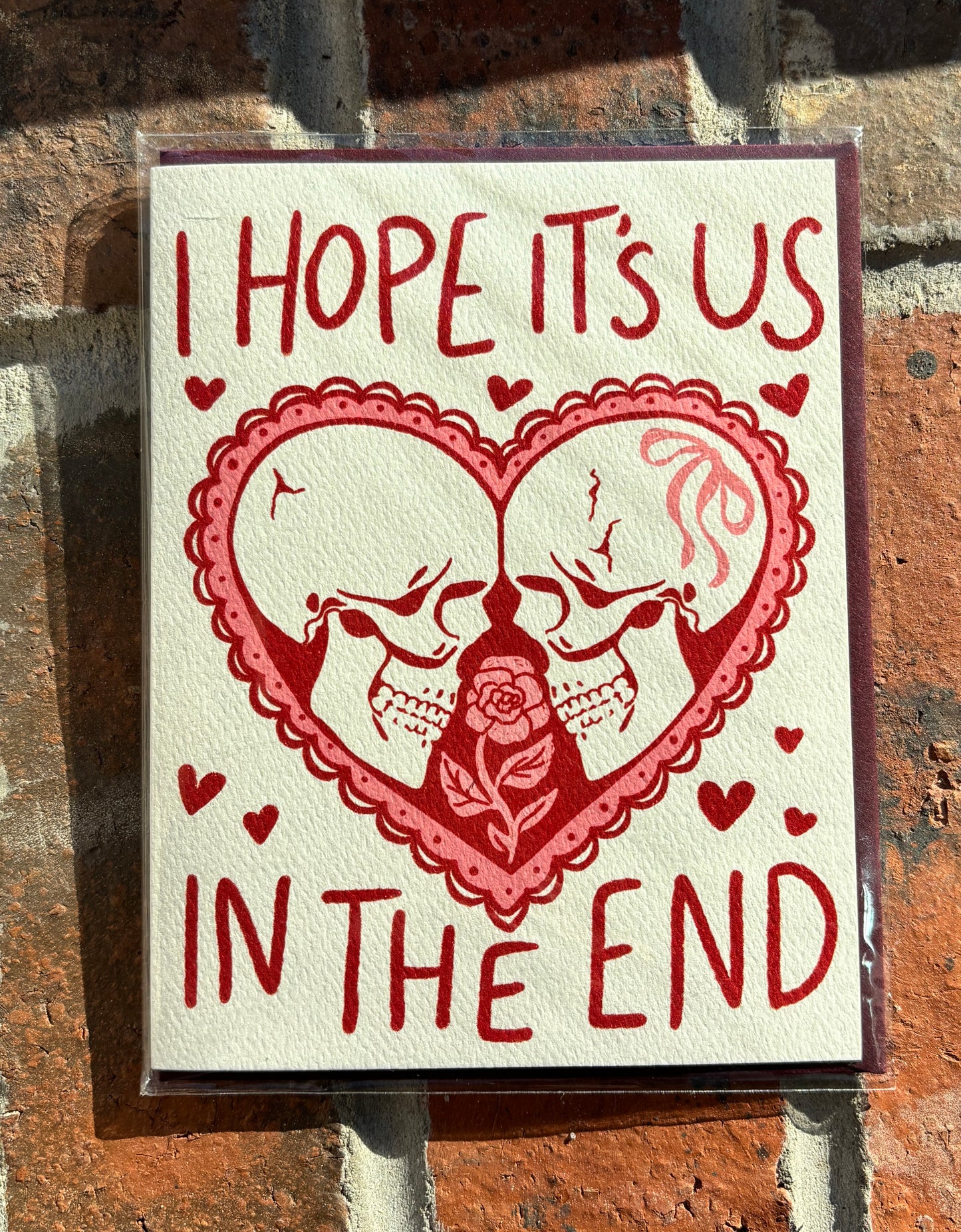 Skull Love Card