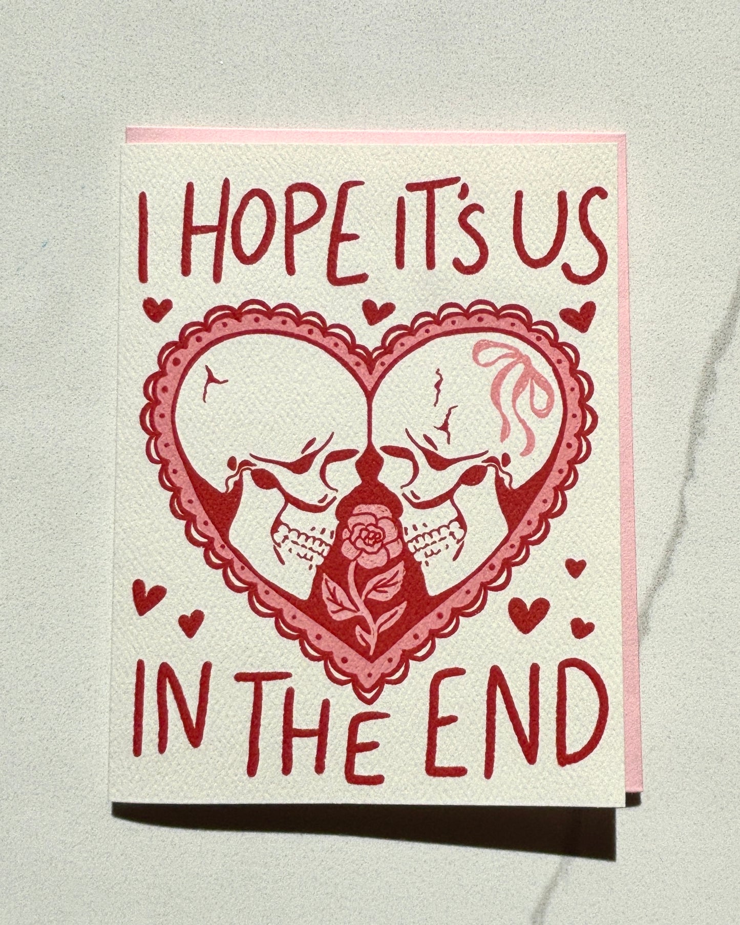 Skull Love Card