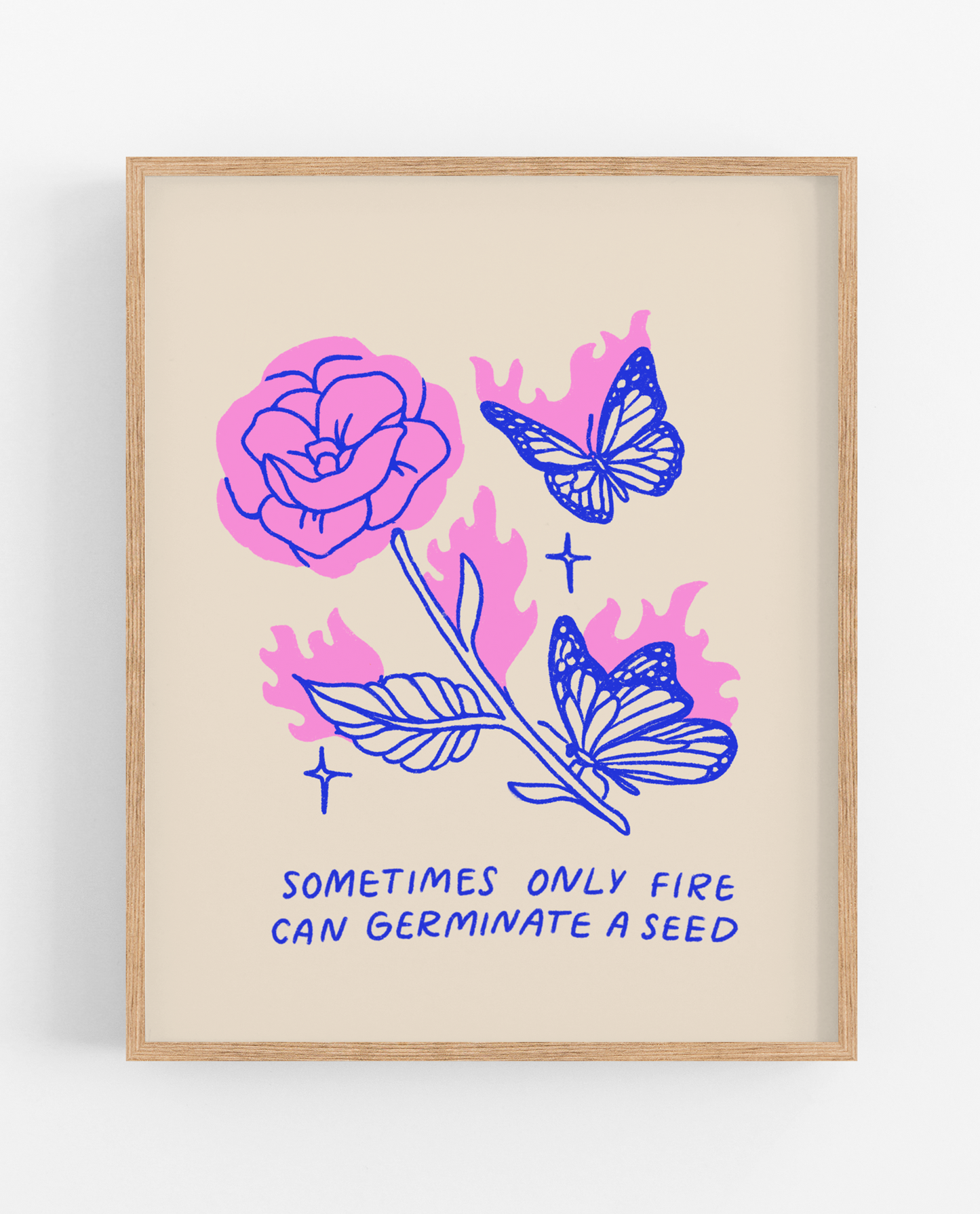 Butterfly Fire Print