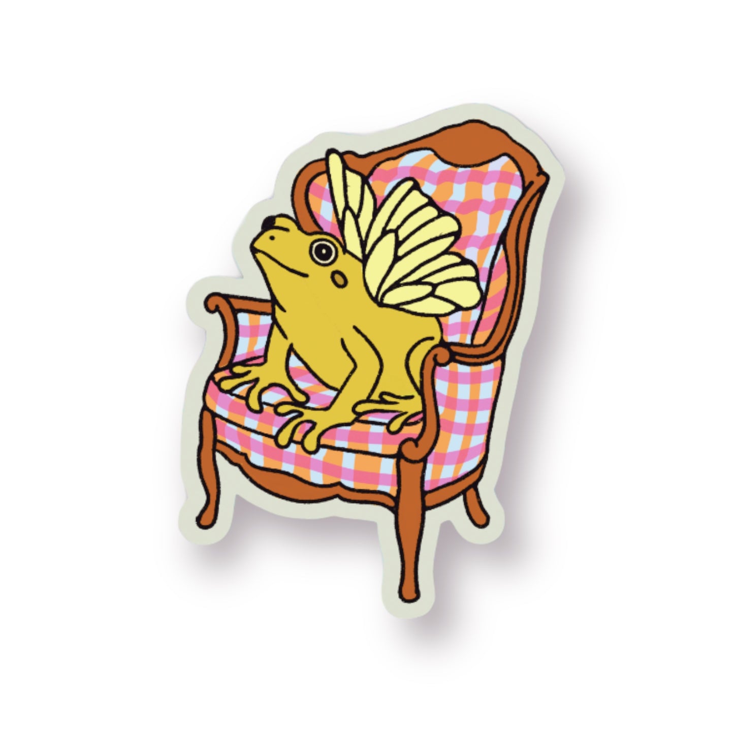 Holographic Fairy Frog Sticker
