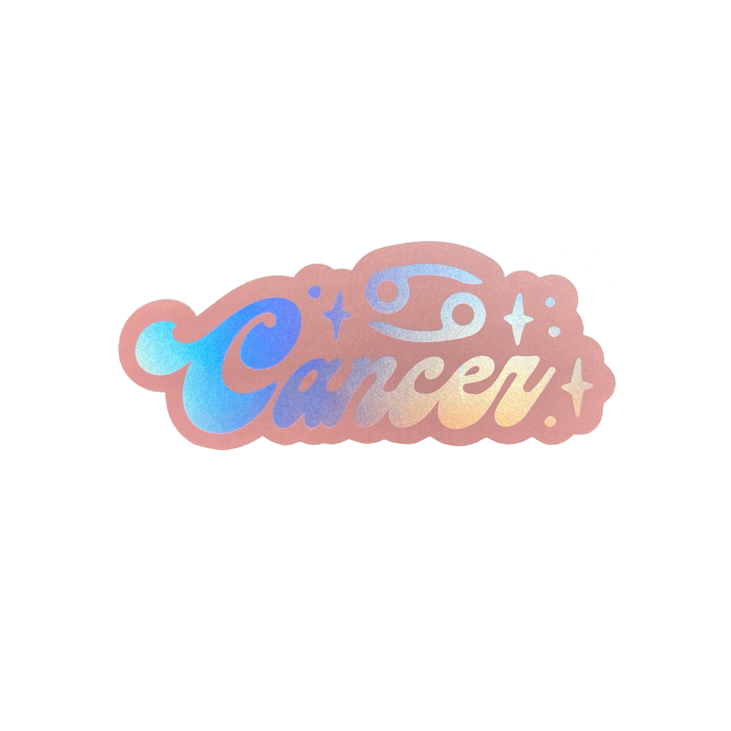 Matte Holographic Zodiac Sticker
