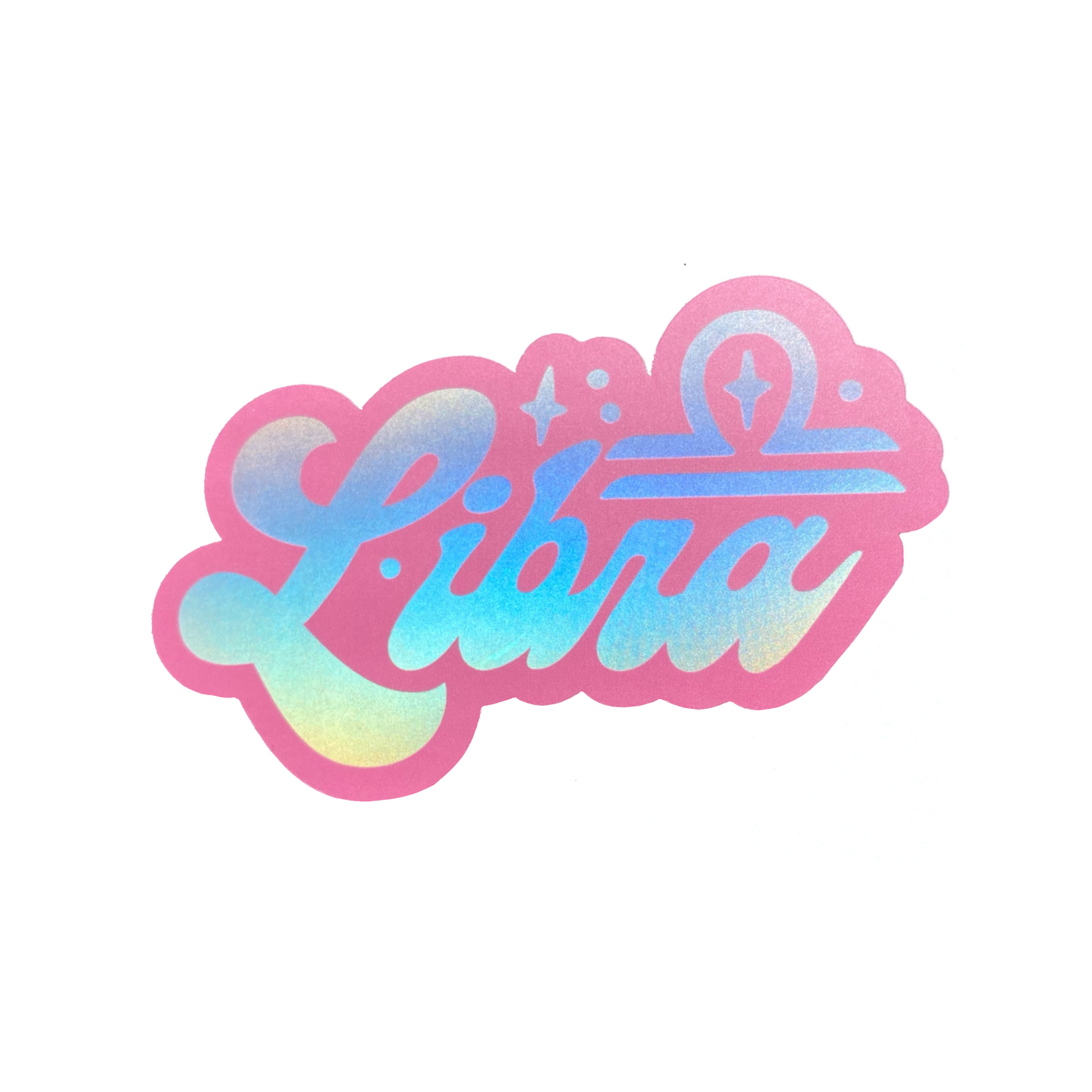 Matte Holographic Zodiac Sticker