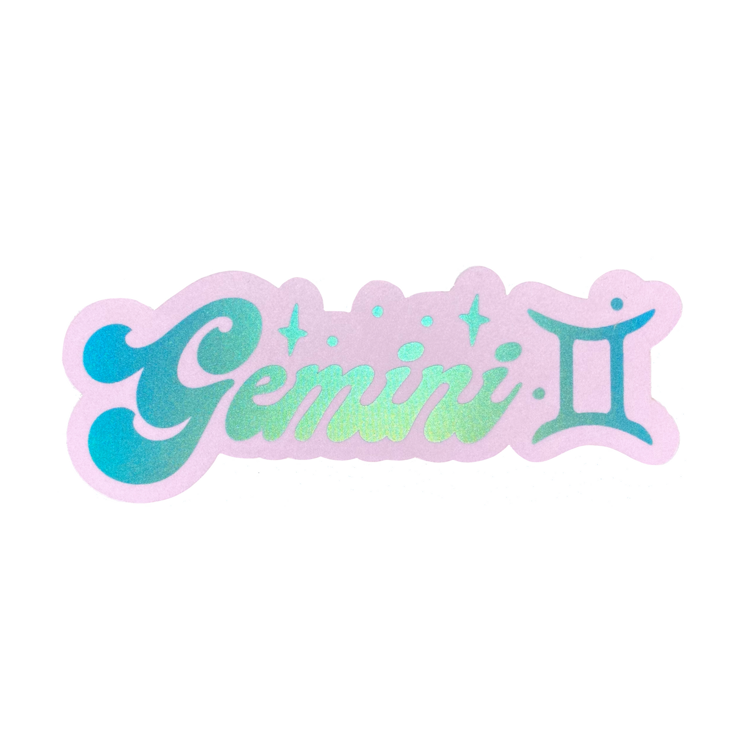 Matte Holographic Zodiac Sticker