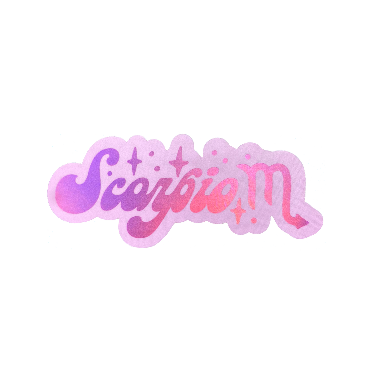 Matte Holographic Zodiac Sticker