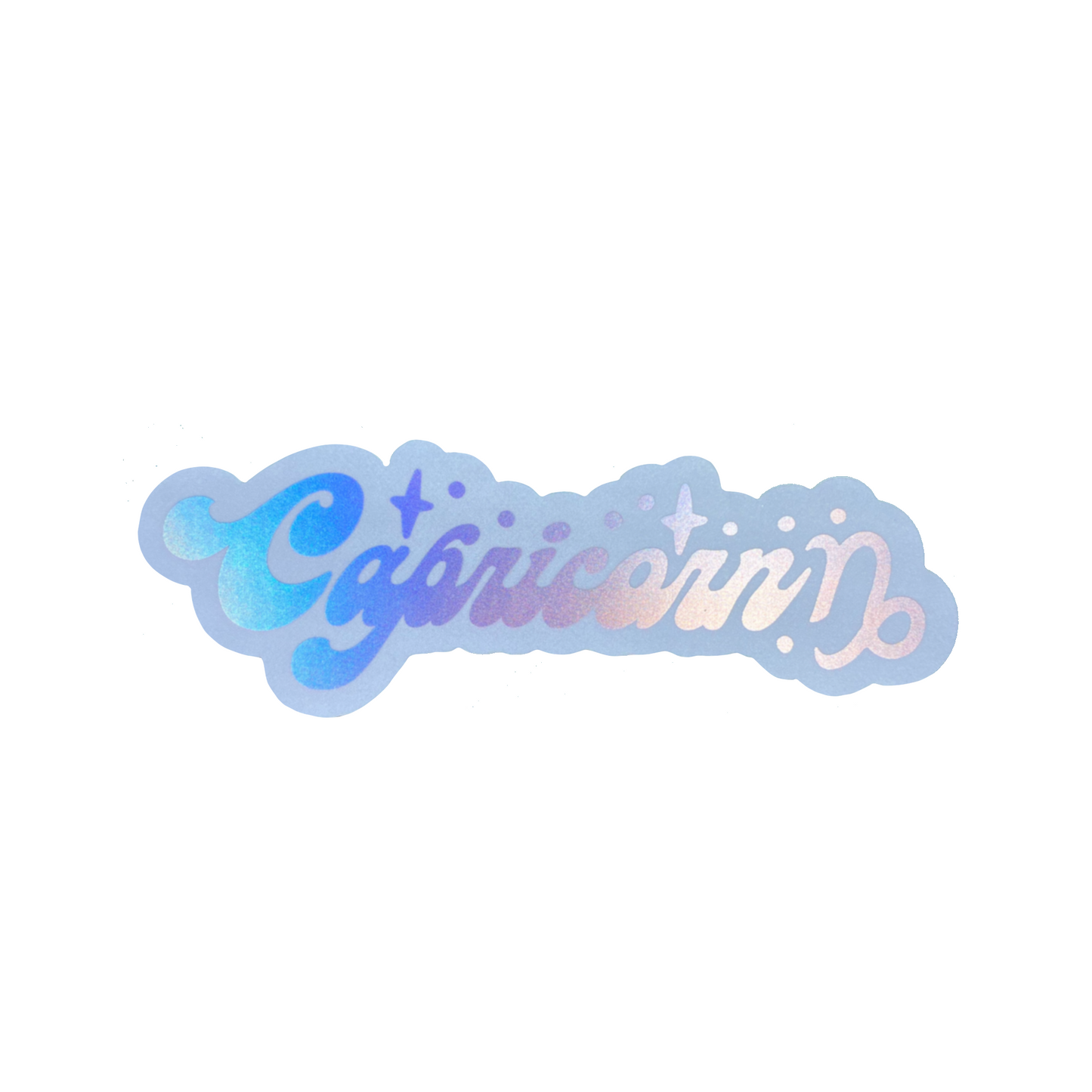 Matte Holographic Zodiac Sticker