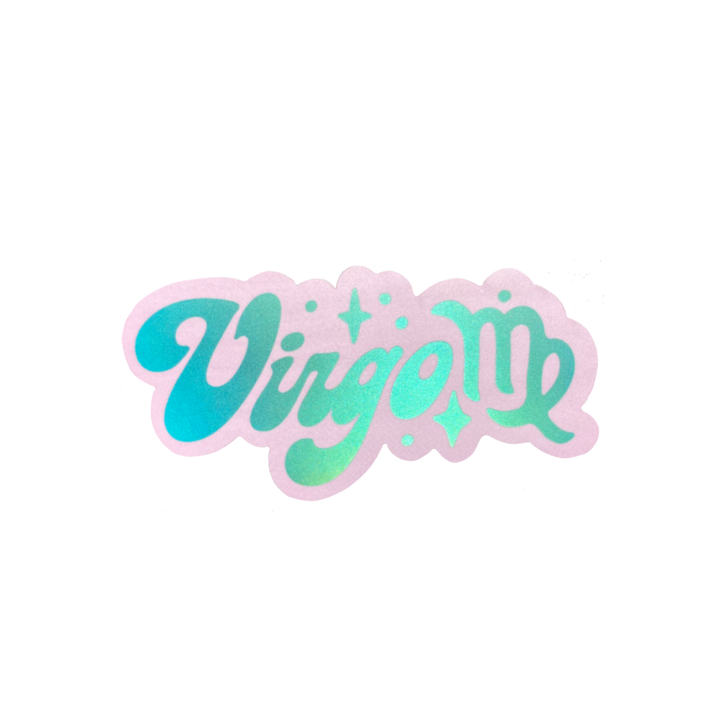 Matte Holographic Zodiac Sticker
