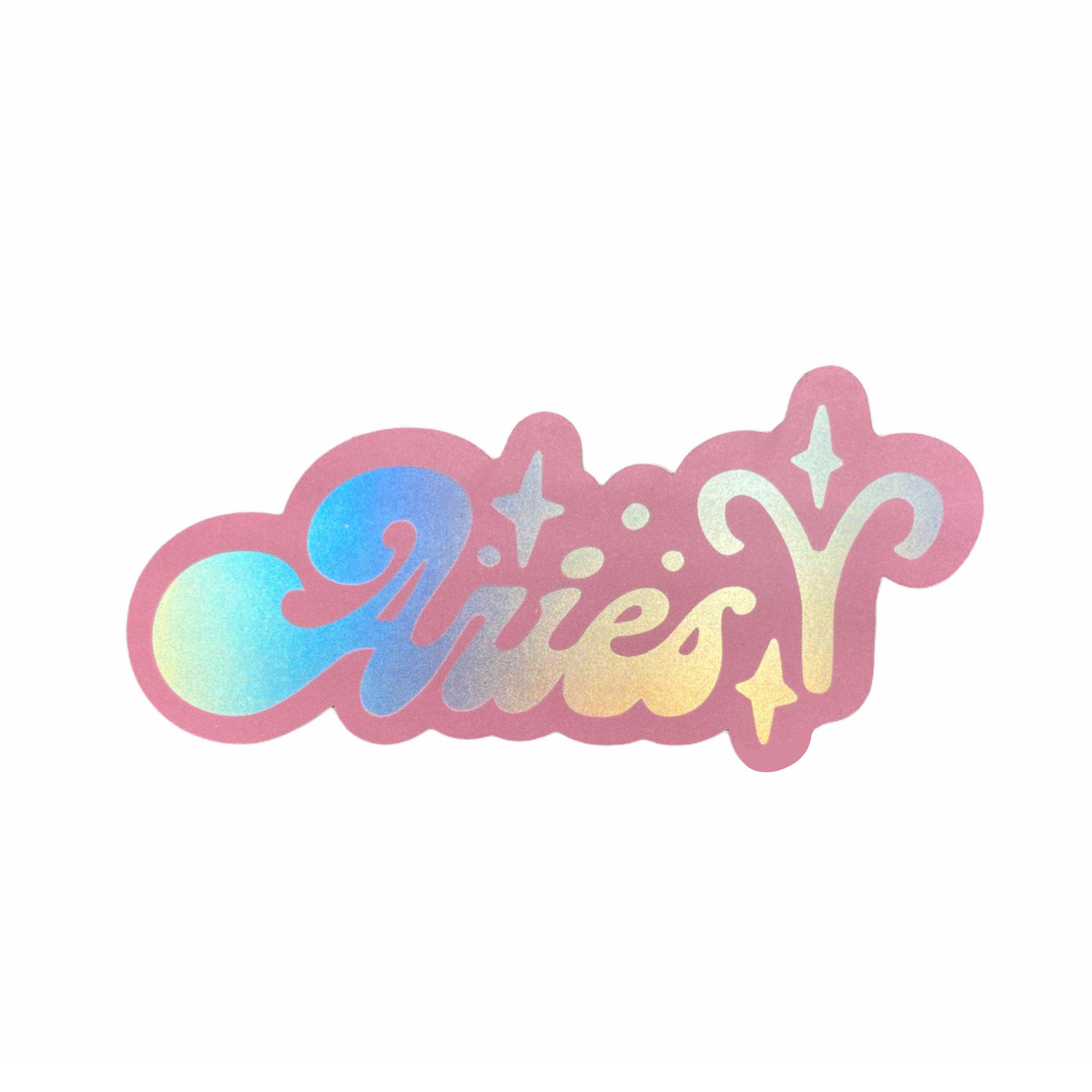 Matte Holographic Zodiac Sticker