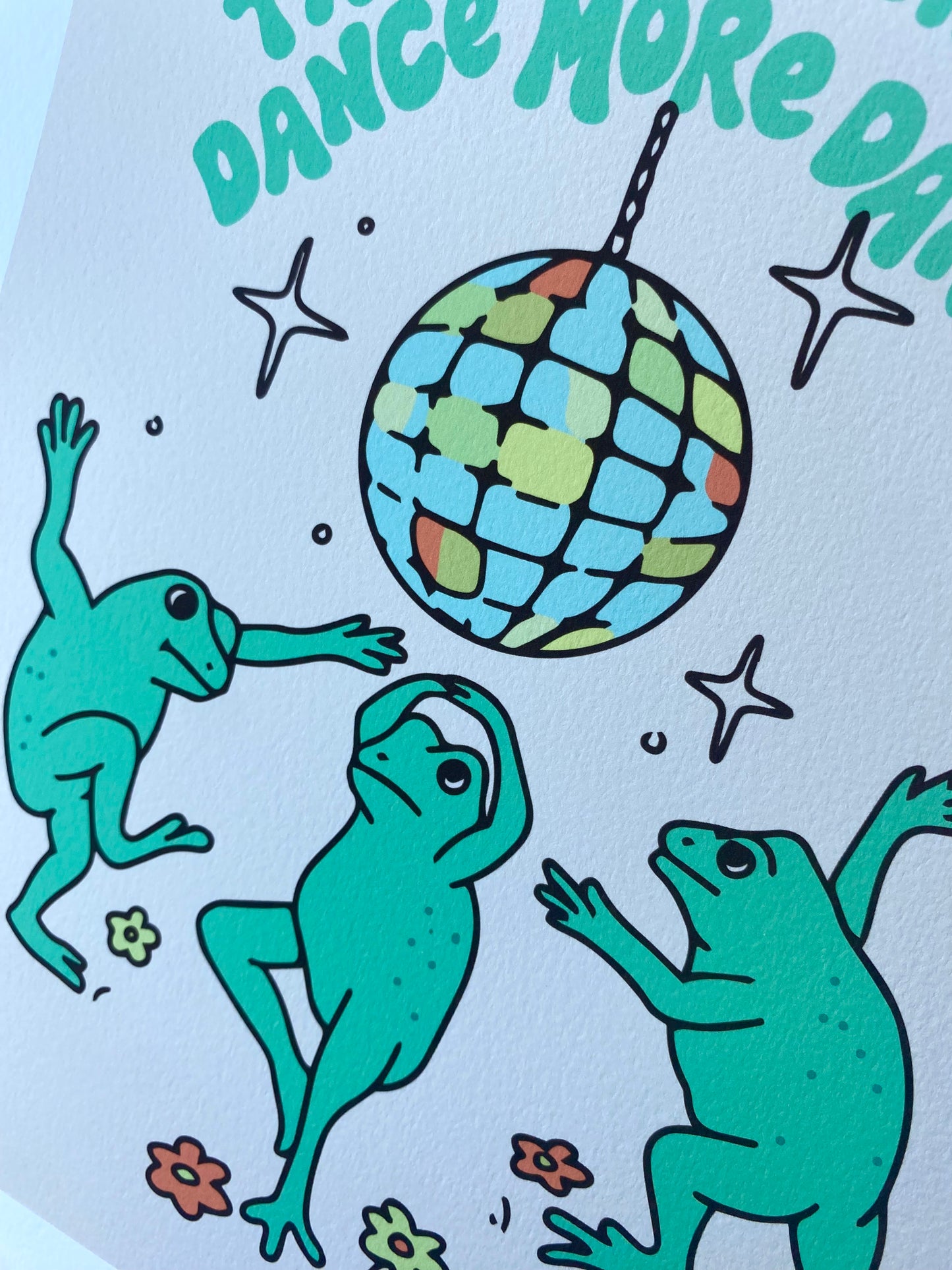 Frog Dance Print