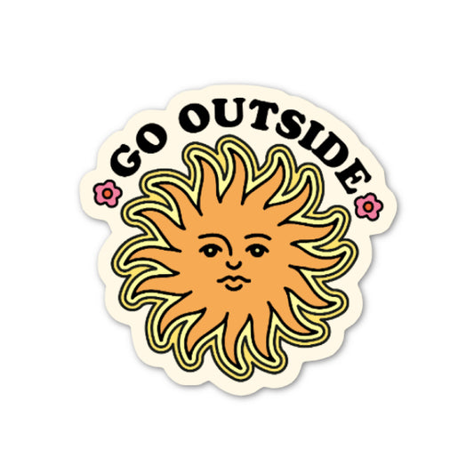 Go Outside Sticker