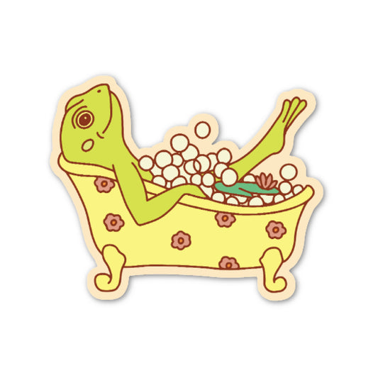 Frog Bath Sticker