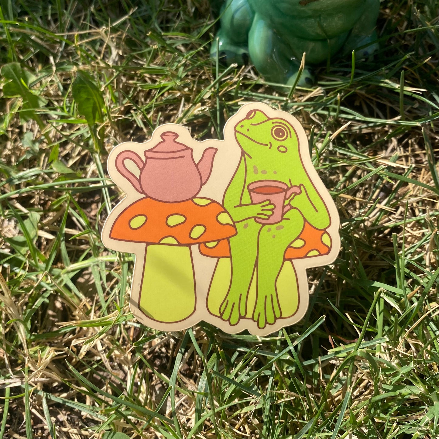Frog Tea Sticker