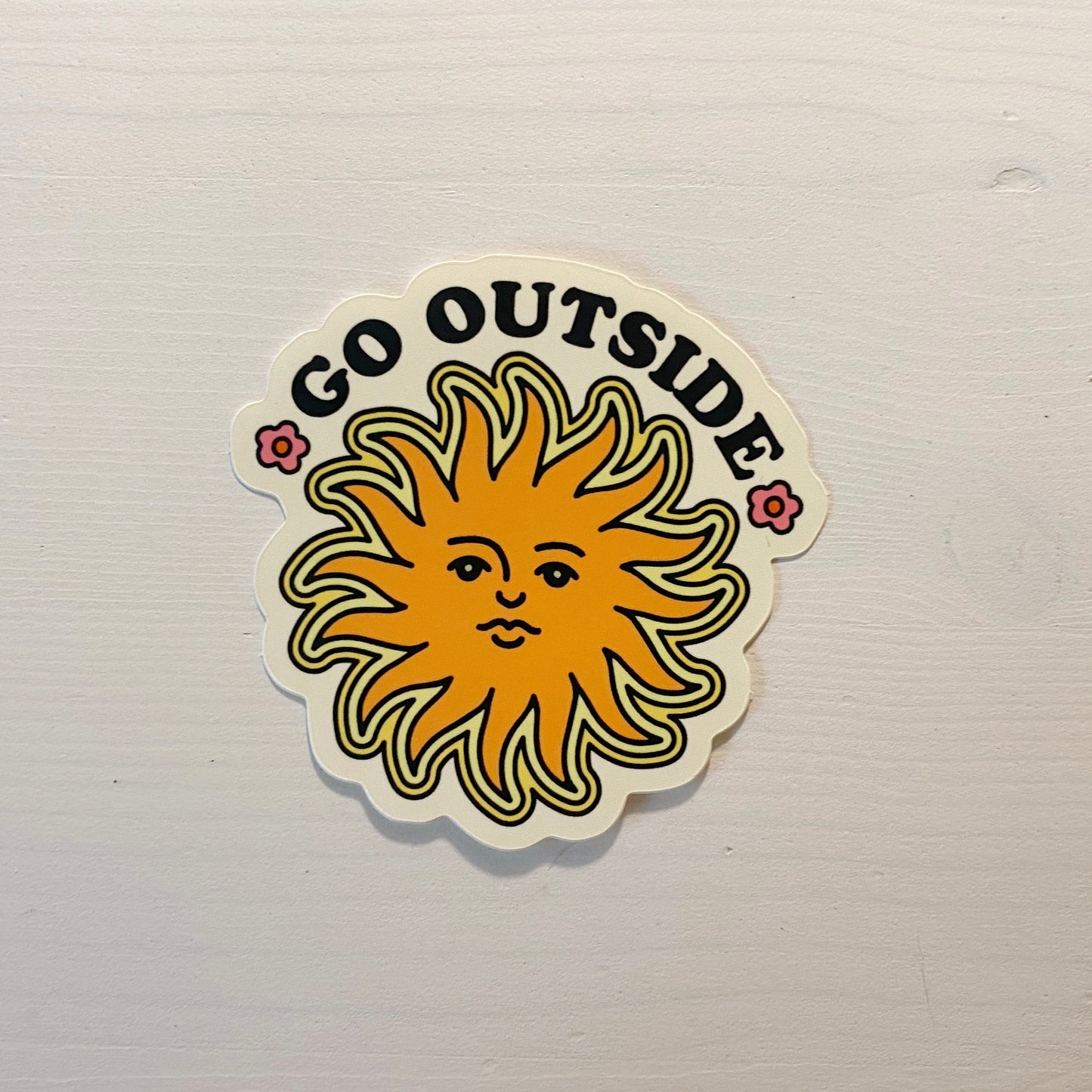 Go Outside Sticker