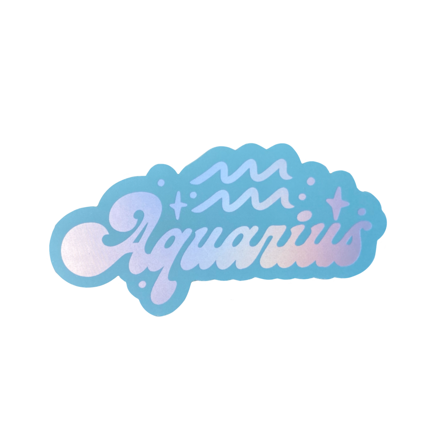 Matte Holographic Zodiac Sticker