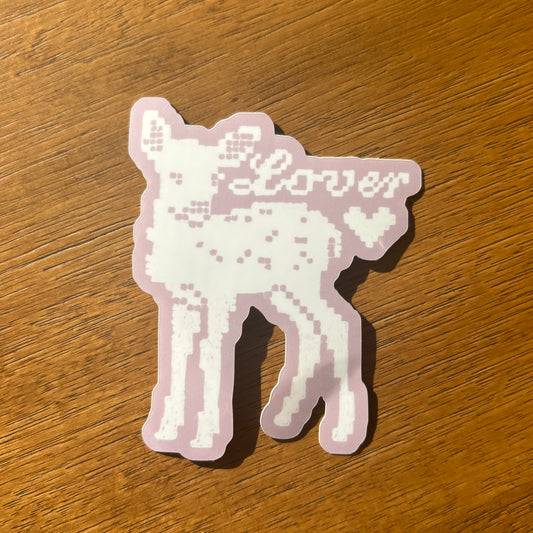 Crochet Deer Sticker