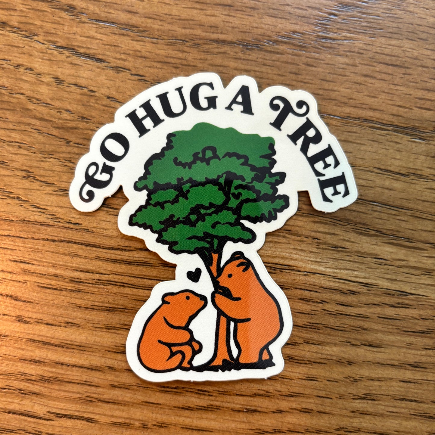 Hug A Tree Sticker