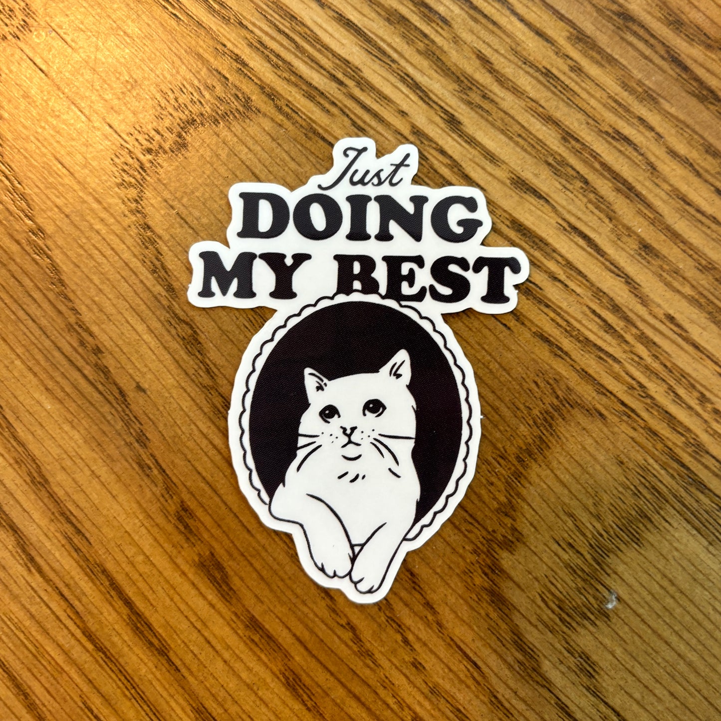 Clear Cat Sticker