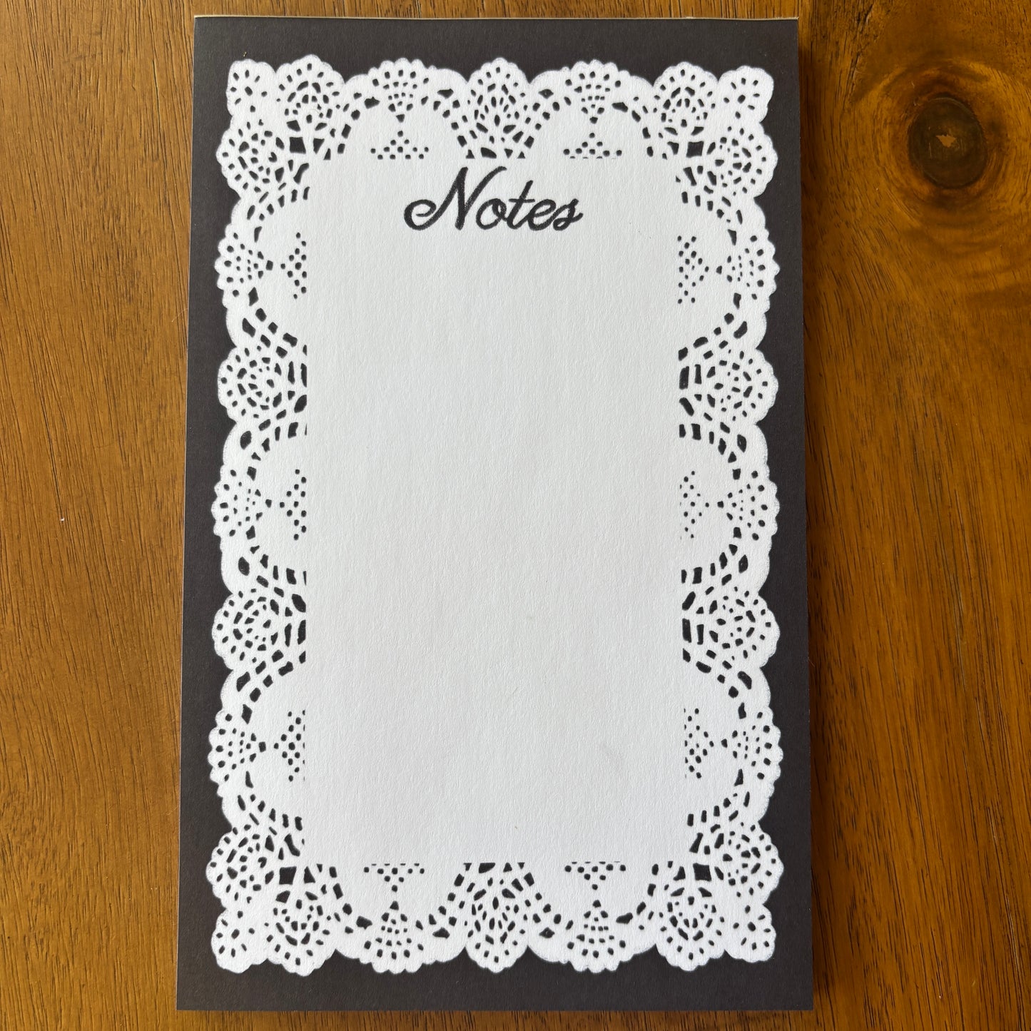 Doily Notepad