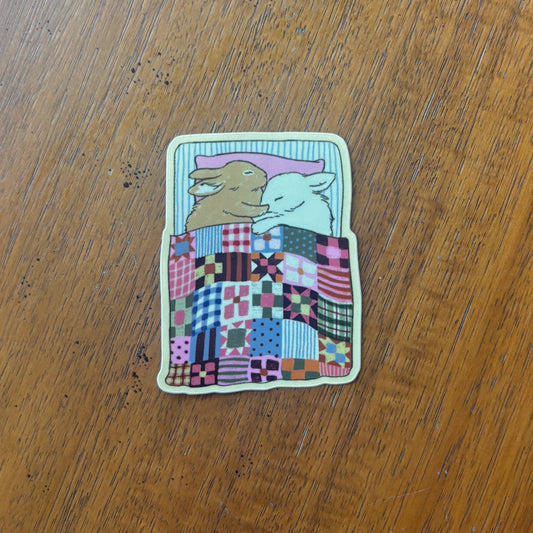 Sleepy Bun Sticker