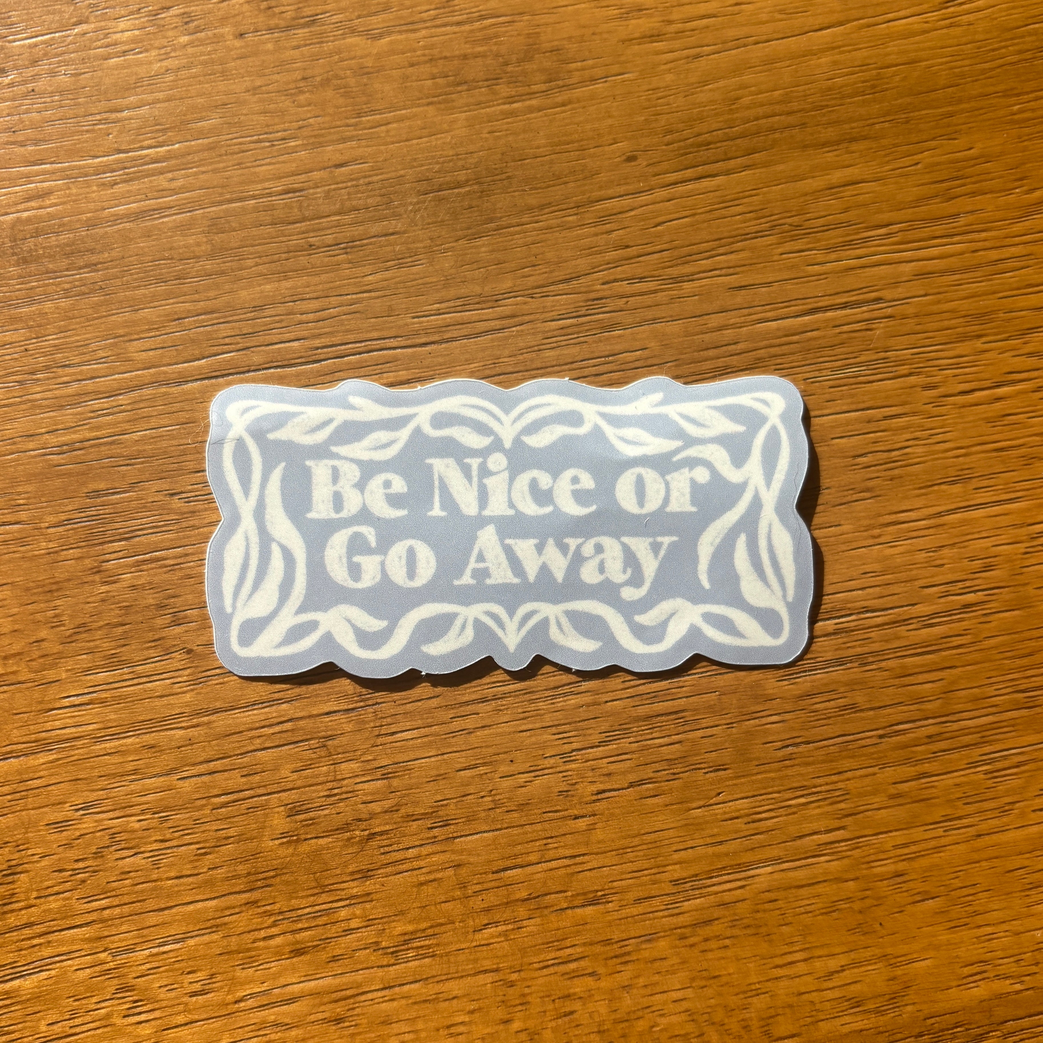 Be Nice Sticker – Kira Cyan