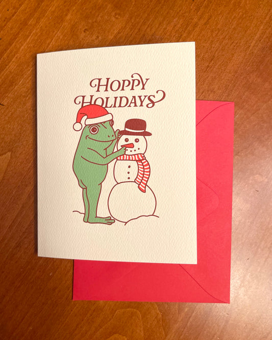 Frog Holiday Card