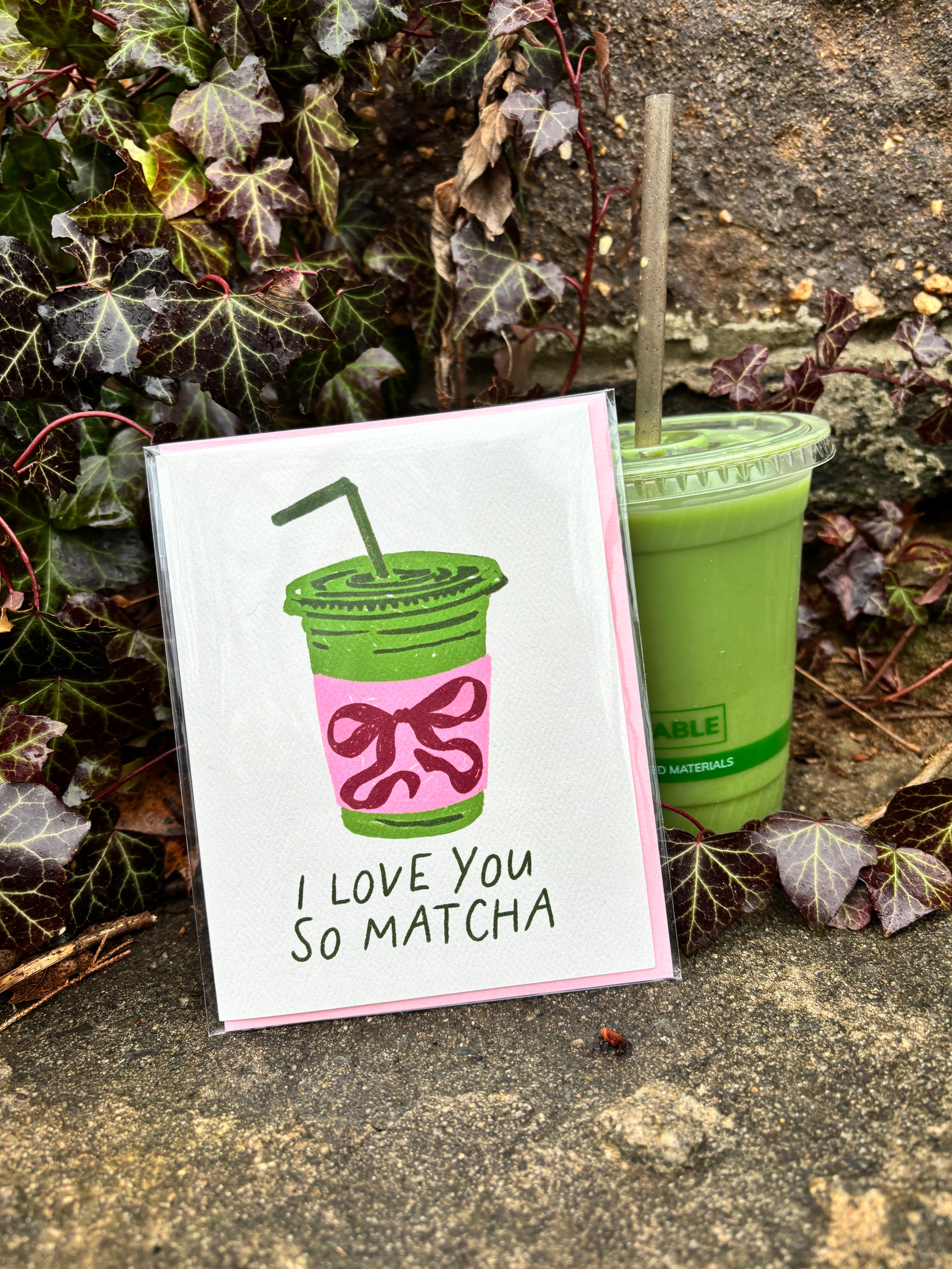 Matcha Love Card – Kira Cyan