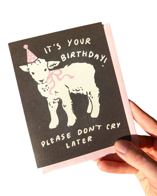 Bday Lamb Card