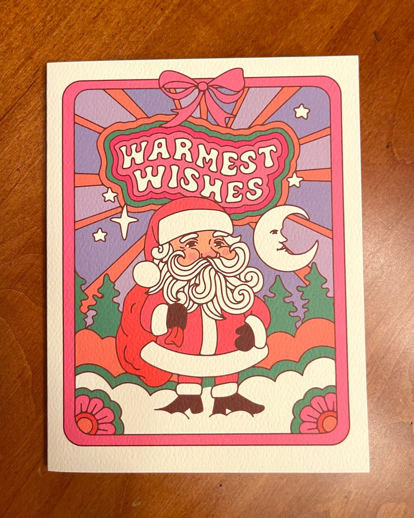 Retro Santa Card