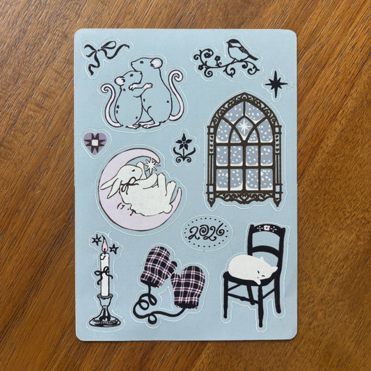 Cozy Sticker Sheet
