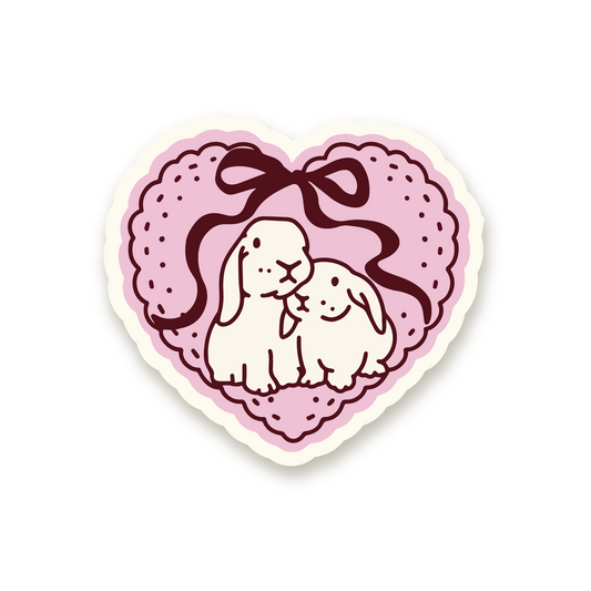 Bunny Valentine Sticker