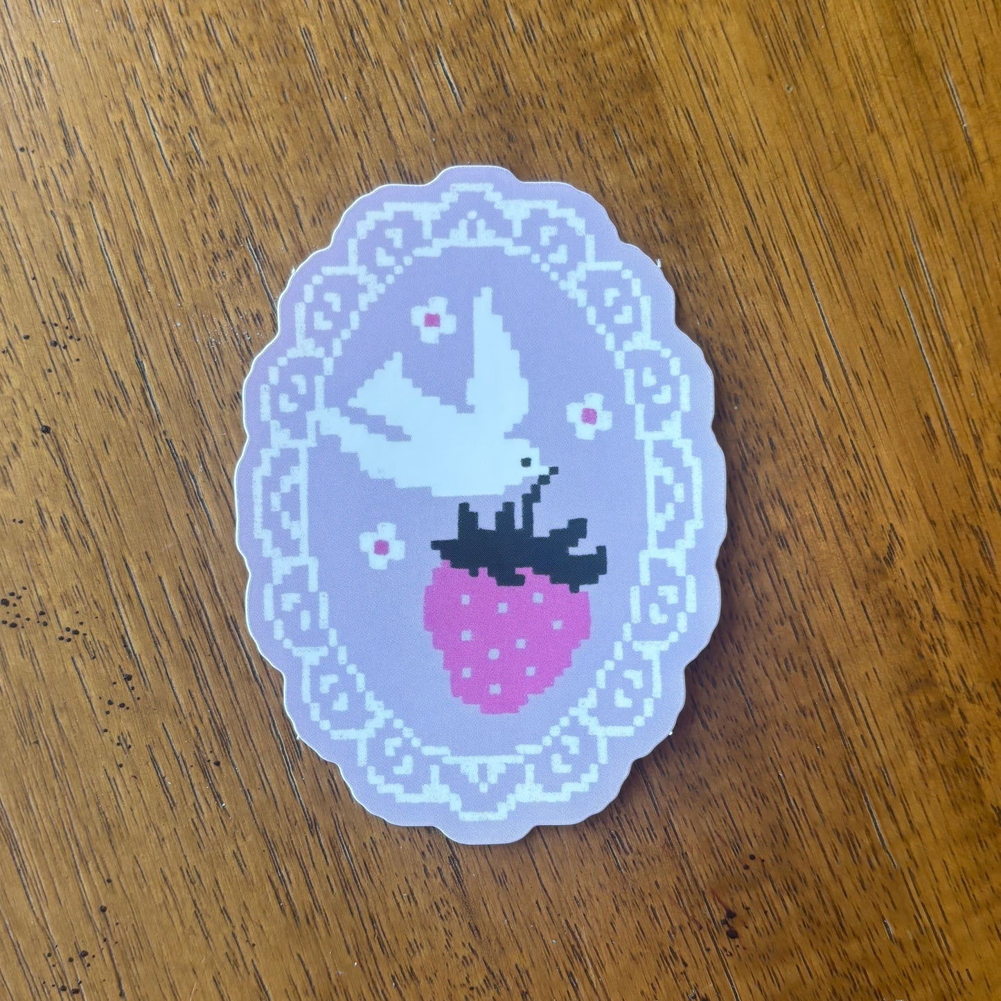 Crochet Bird Sticker