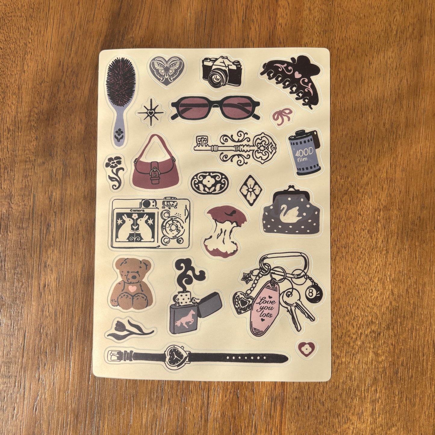 What’s in my Purse Sticker Sheet