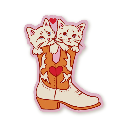 Cat Boots Sticker