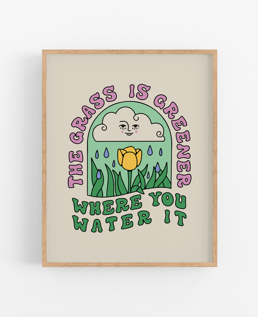 Grass is Greener Print