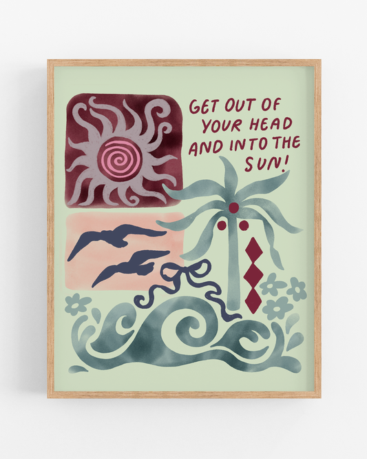 Head in the Sun Print