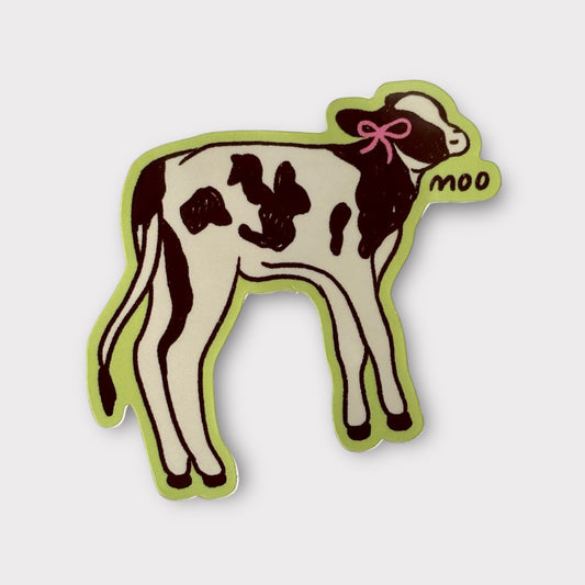 Moo Sticker