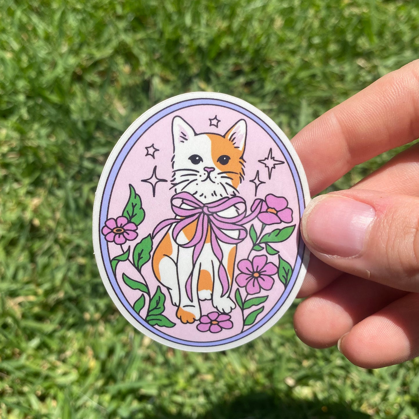 Kitten Badge Sticker