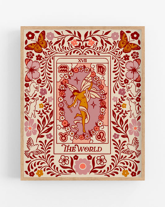 The World Tarot Print