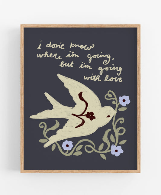 With Love Print