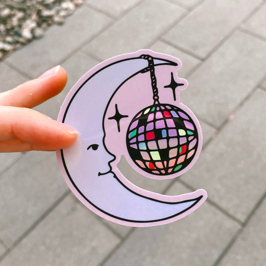 Holographic Disco Sticker