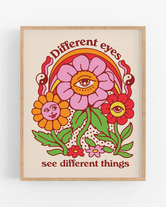 Different Eyes Print