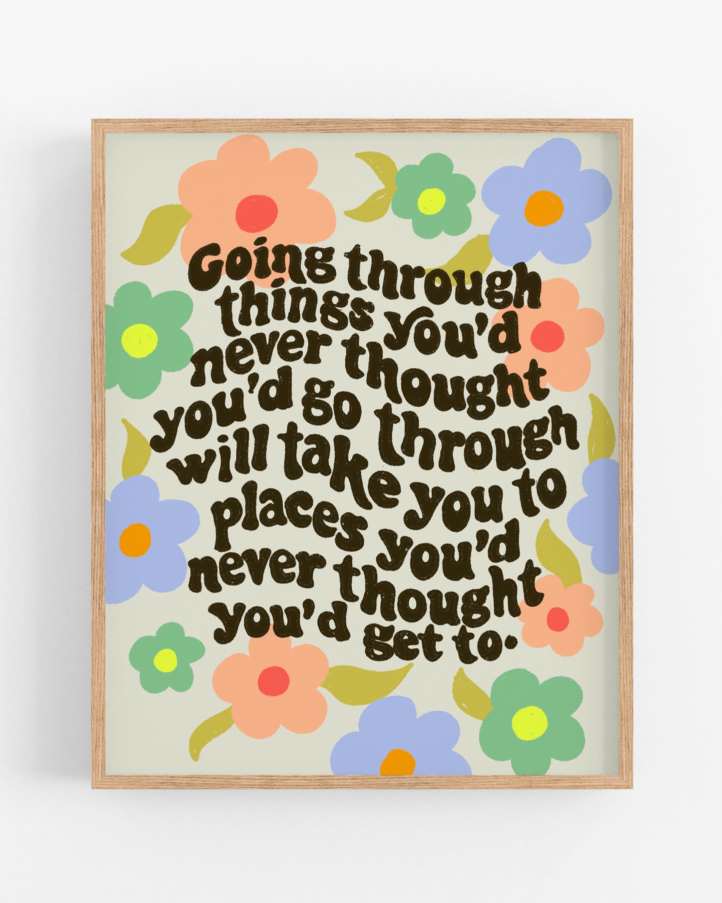Flower Quote Print
