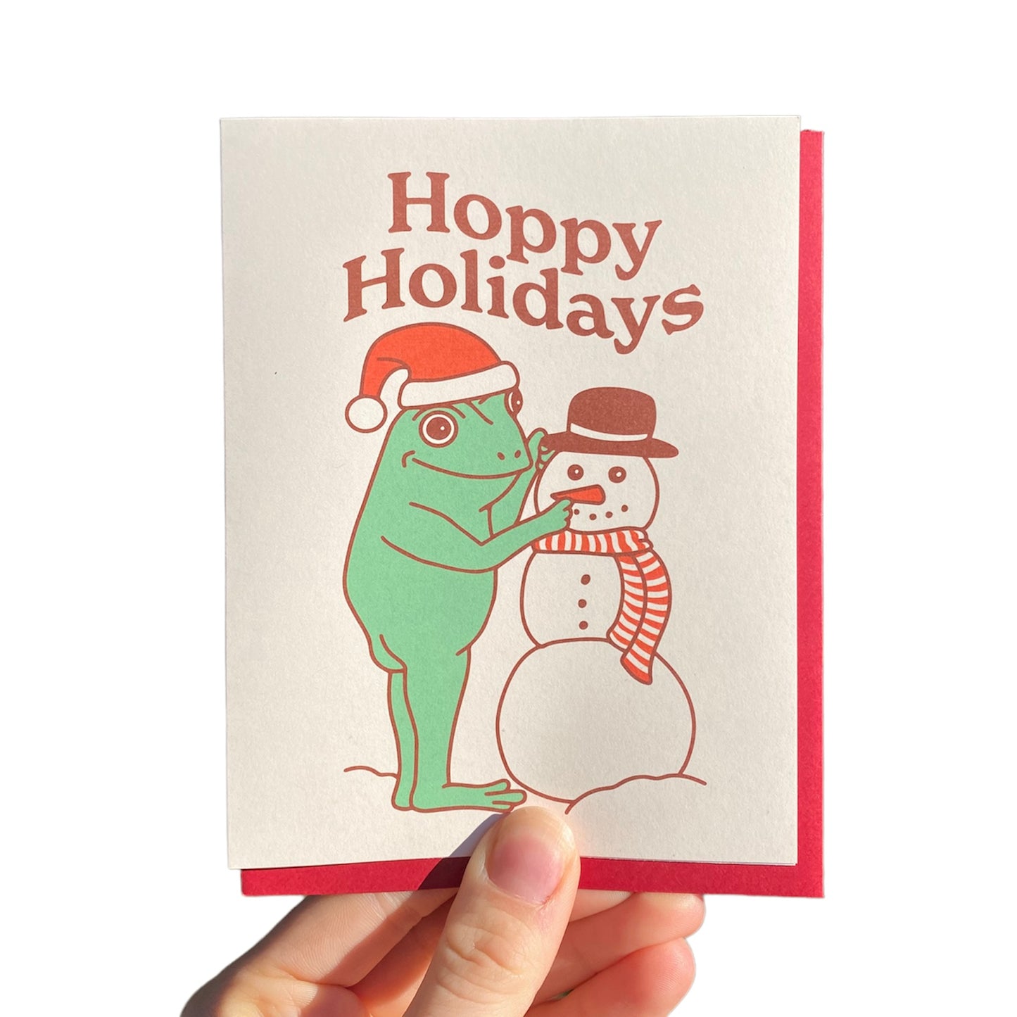 Frog Holiday Card