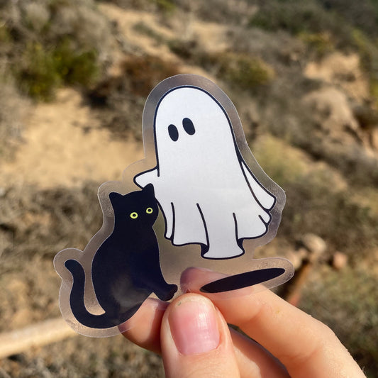 Clear Ghost Sticker