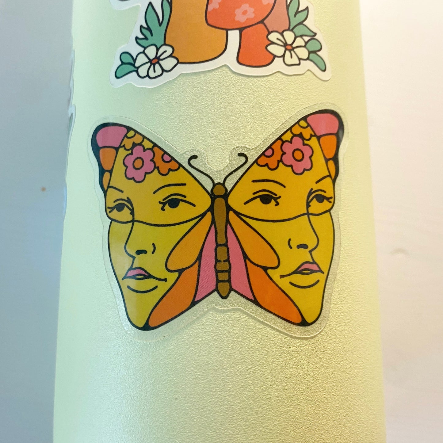 Woman Mariposa Sticker